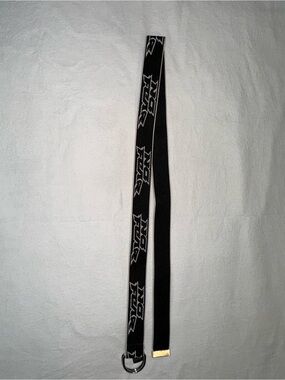 VTG NO FEAR BELT! Black and White Woven Men's Belt with Bold Graphic